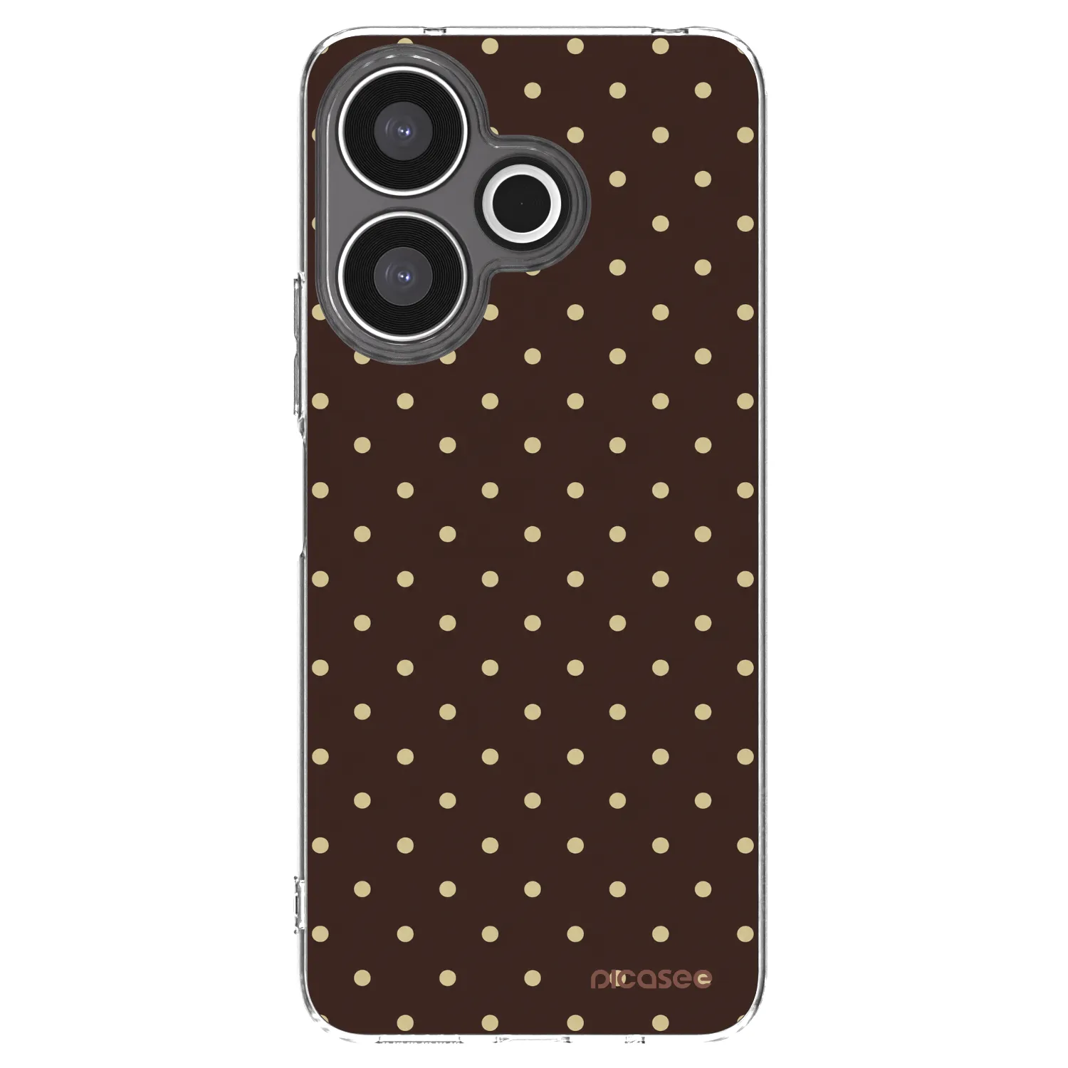Picasee διαφανής θήκη σιλικόνης Xiaomi Redmi 13 4G - Vanilla Dots & Chocolate