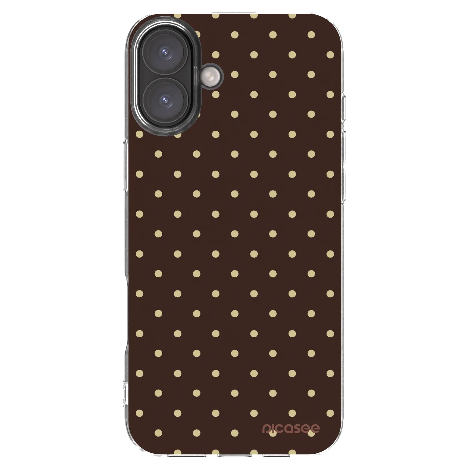 Picasee διαφανής θήκη σιλικόνης Apple iPhone 16 Plus - Vanilla Dots & Chocolate