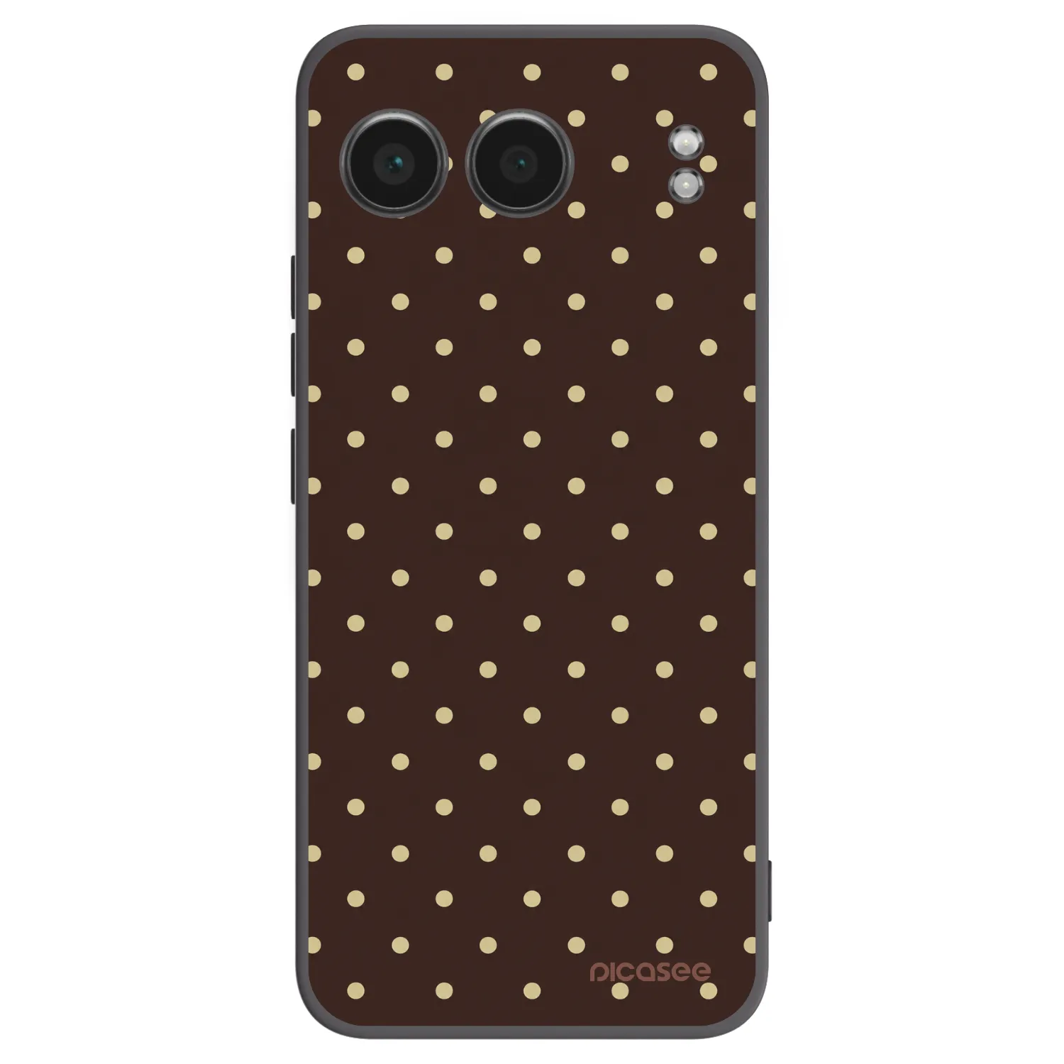 Picasee Μαύρη θήκη σιλικόνης για OnePlus Nord 4 - Vanilla Dots & Chocolate