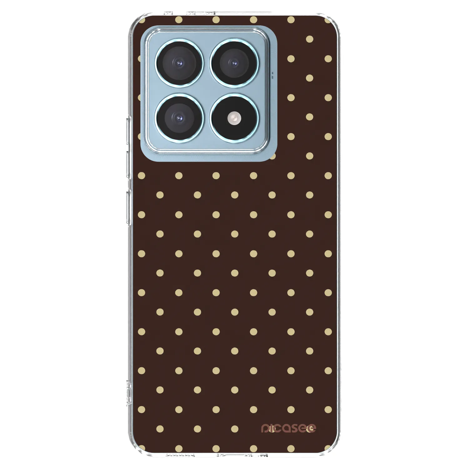 Picasee διαφανής θήκη σιλικόνης Xiaomi 14T Pro - Vanilla Dots & Chocolate