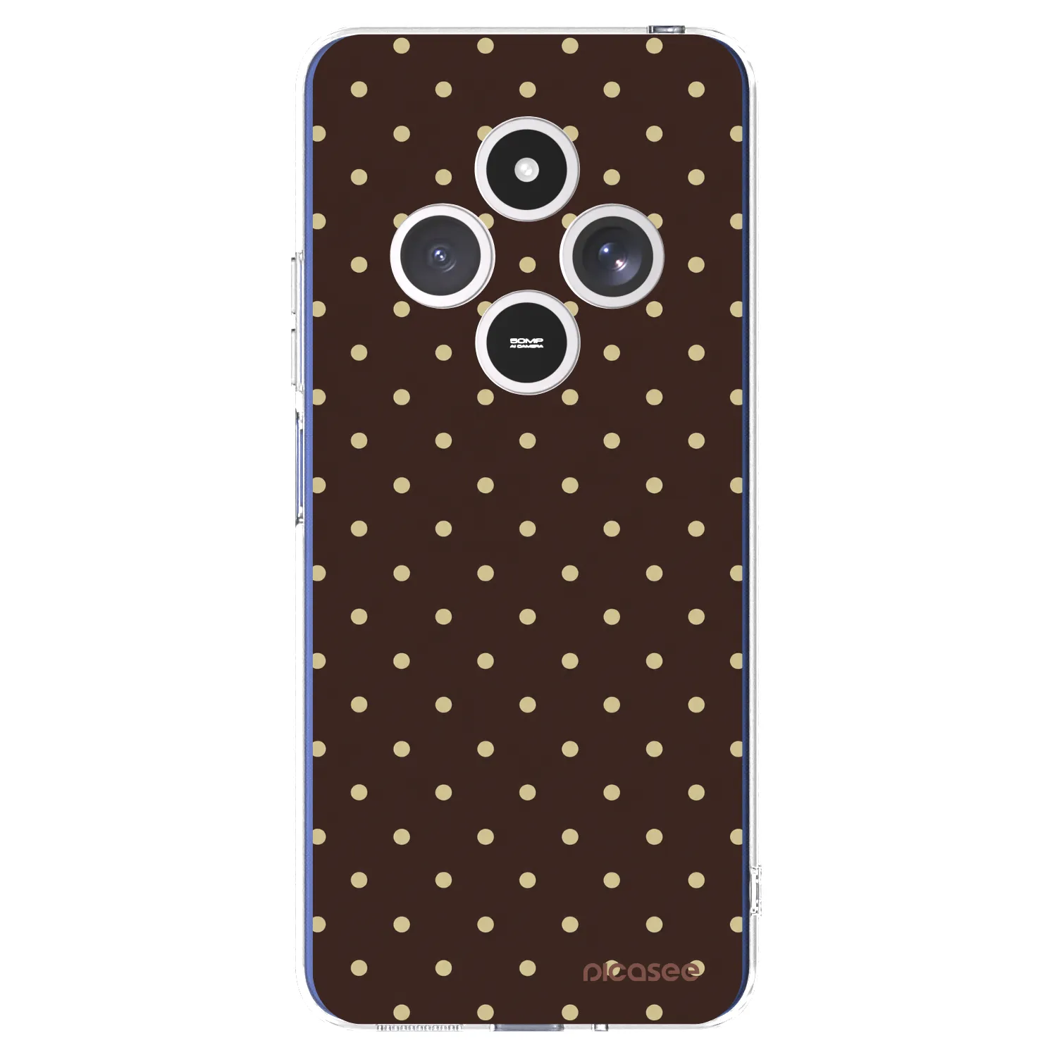 Picasee διαφανής θήκη σιλικόνης Xiaomi Redmi 14C - Vanilla Dots & Chocolate