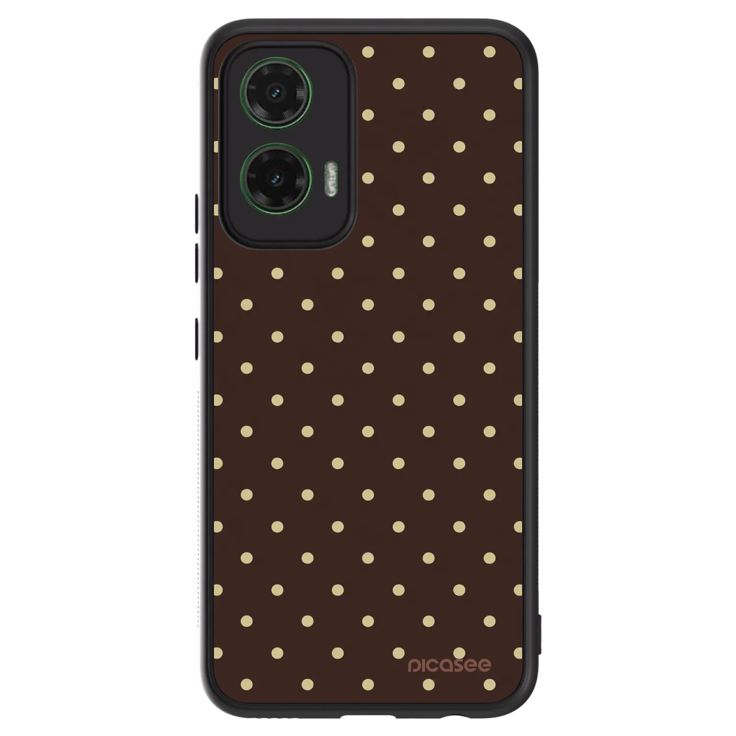 Picasee ULTIMATE CASE για Motorola Moto G35 5G - Vanilla Dots & Chocolate