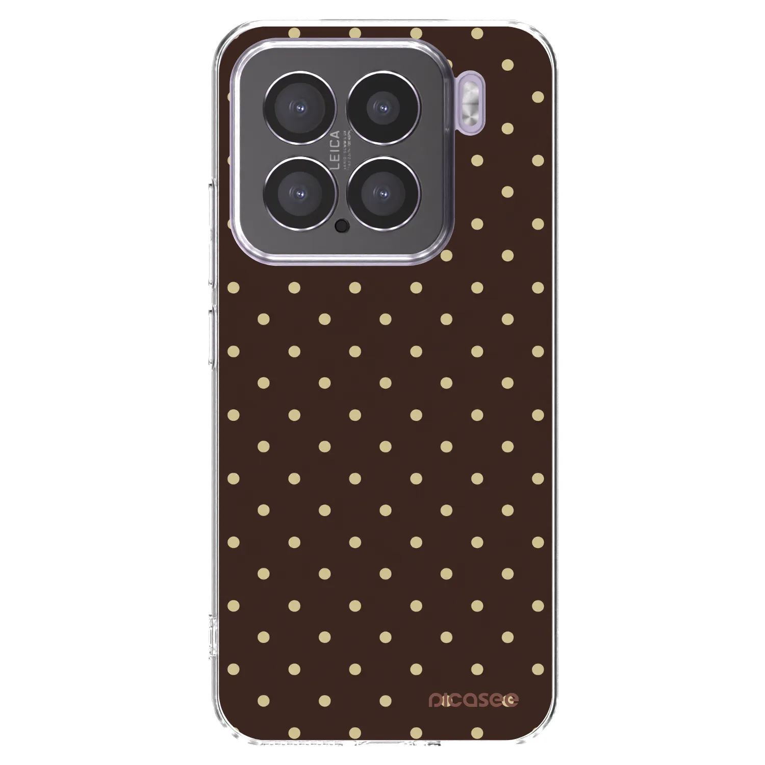 Picasee διαφανής θήκη σιλικόνης Xiaomi 15 - Vanilla Dots & Chocolate