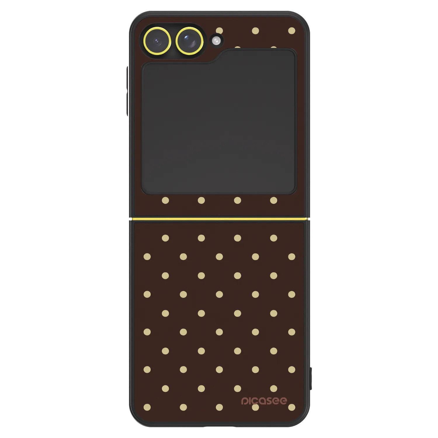 Picasee ULTIMATE CASE για Samsung Galaxy Z Flip6 5G - Vanilla Dots & Chocolate