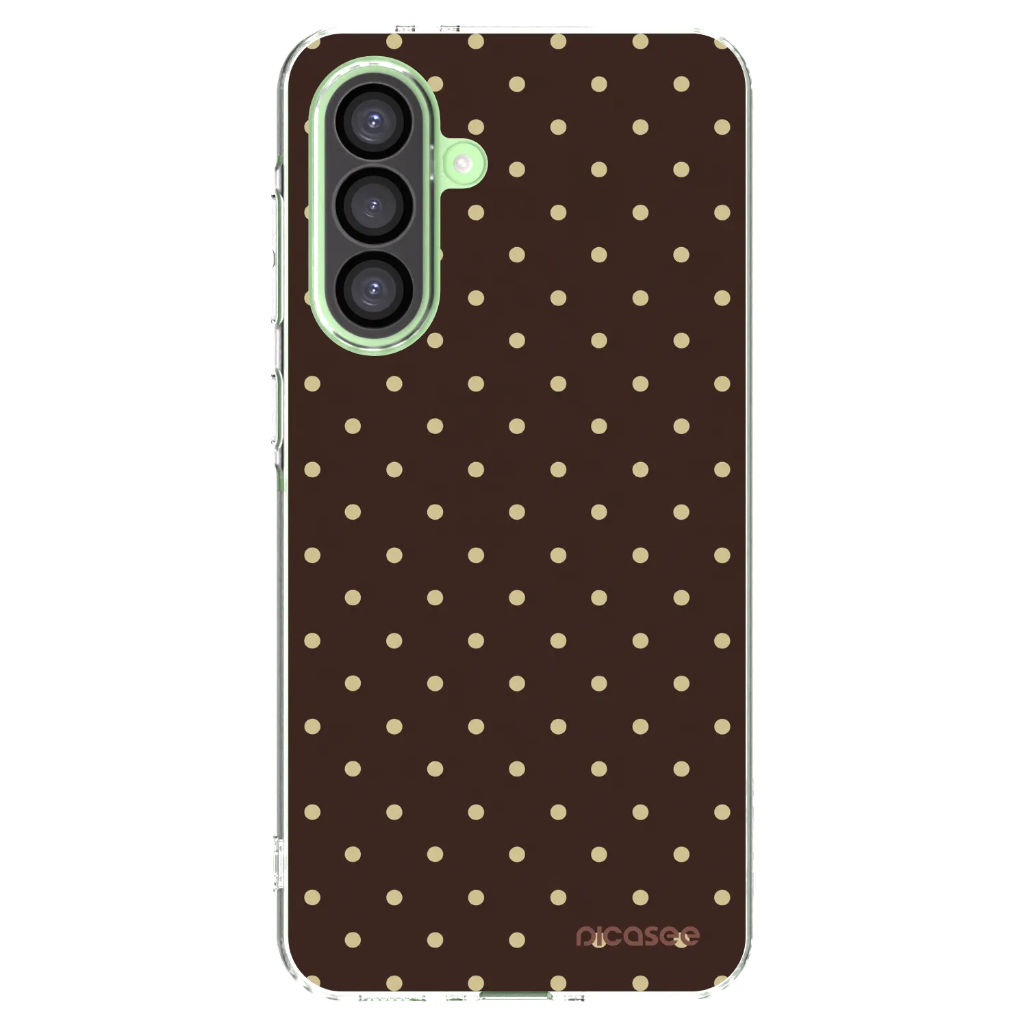 Picasee διαφανής θήκη σιλικόνης Samsung Galaxy A26 5G A266B - Vanilla Dots & Chocolate