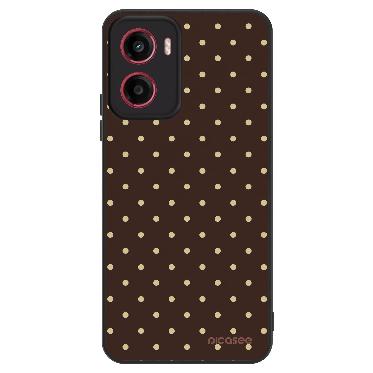 Picasee ULTIMATE CASE για Motorola Moto G05 - Vanilla Dots & Chocolate