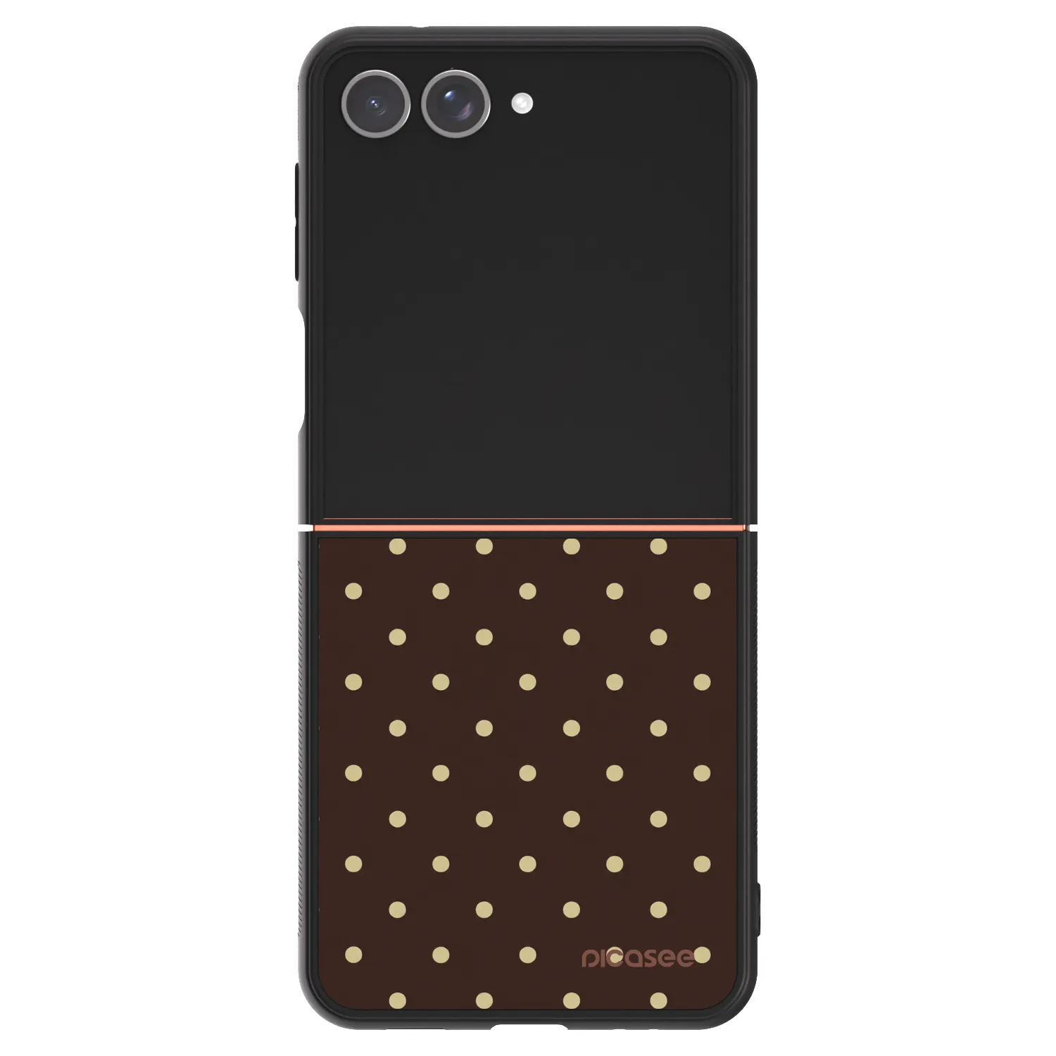 Picasee ULTIMATE CASE για Samsung Galaxy Z Flip7 5G - Vanilla Dots & Chocolate