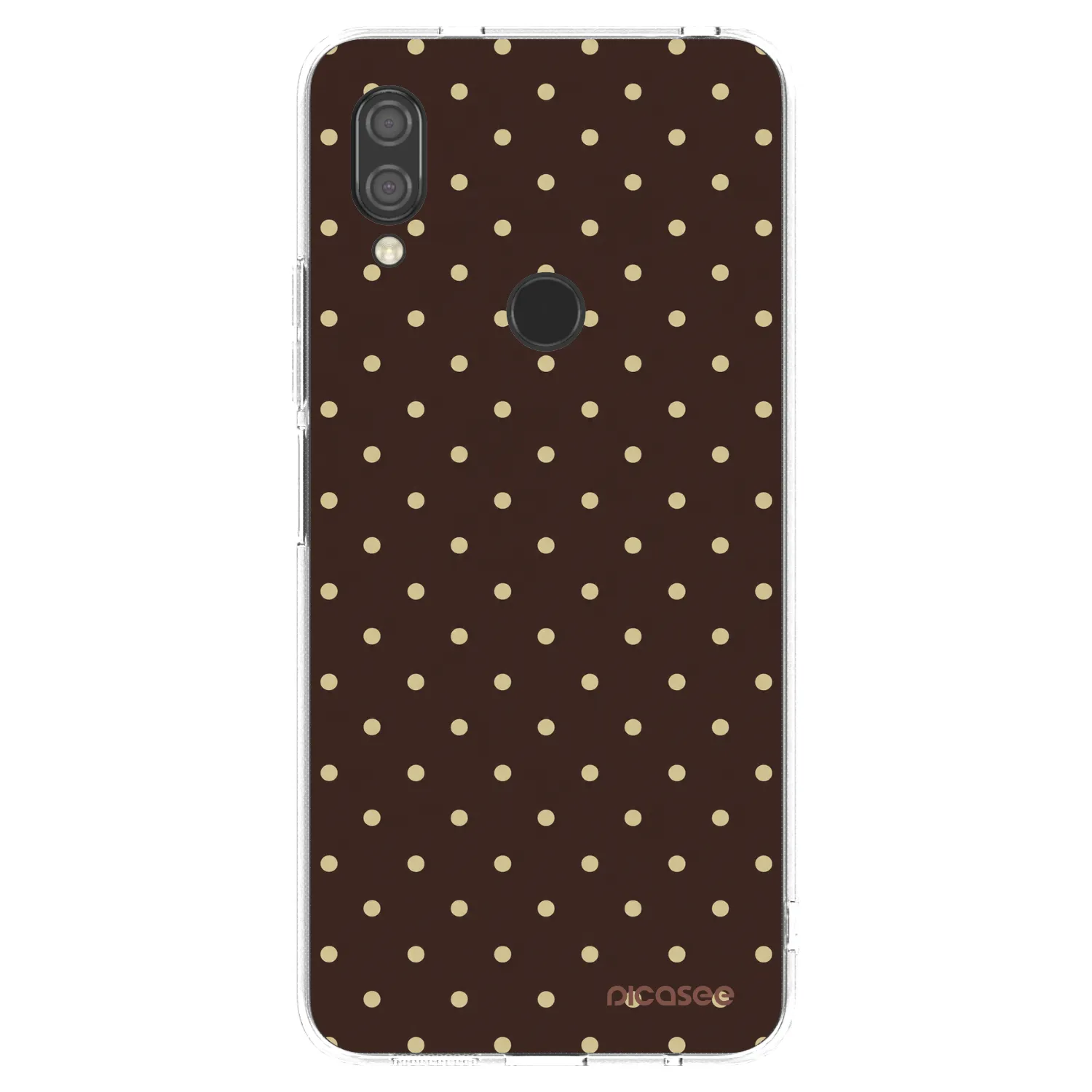 Picasee διαφανής θήκη σιλικόνης Xiaomi Redmi 7 - Vanilla Dots & Chocolate