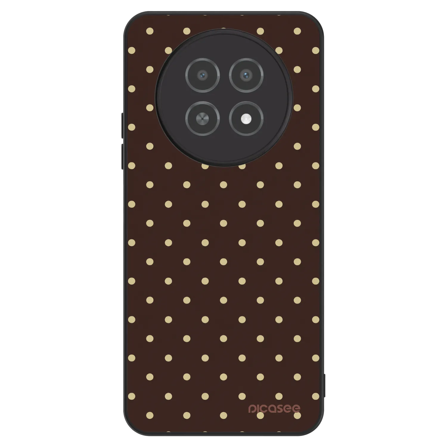 Picasee ULTIMATE CASE για Realme 12X - Vanilla Dots & Chocolate
