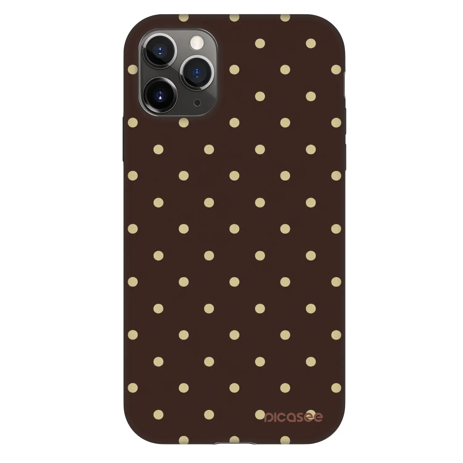 Picasee Fashion Case για Apple iPhone 11 Pro - Vanilla Dots & Chocolate