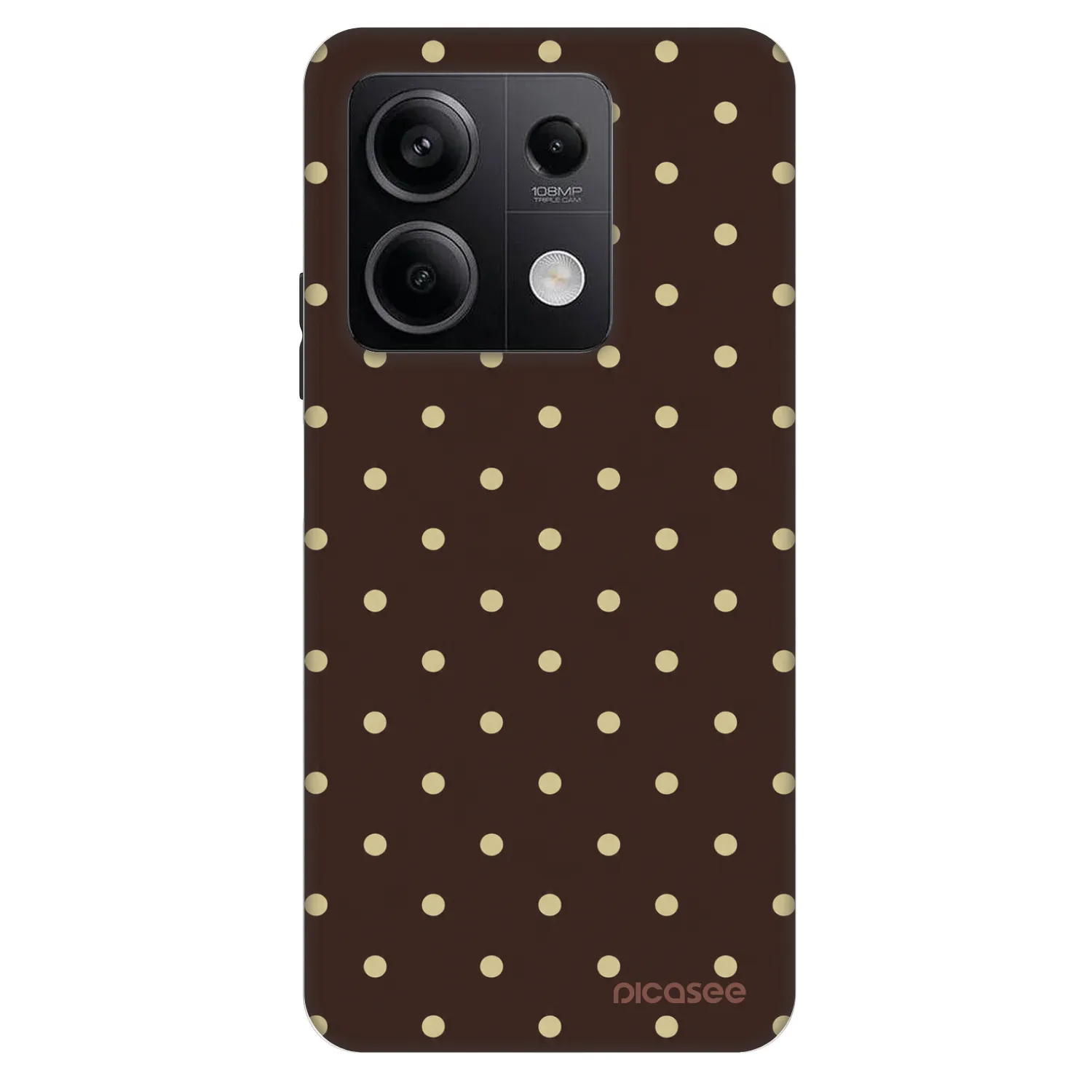 Picasee Fashion Case για Xiaomi Redmi Note 13 5G - Vanilla Dots & Chocolate