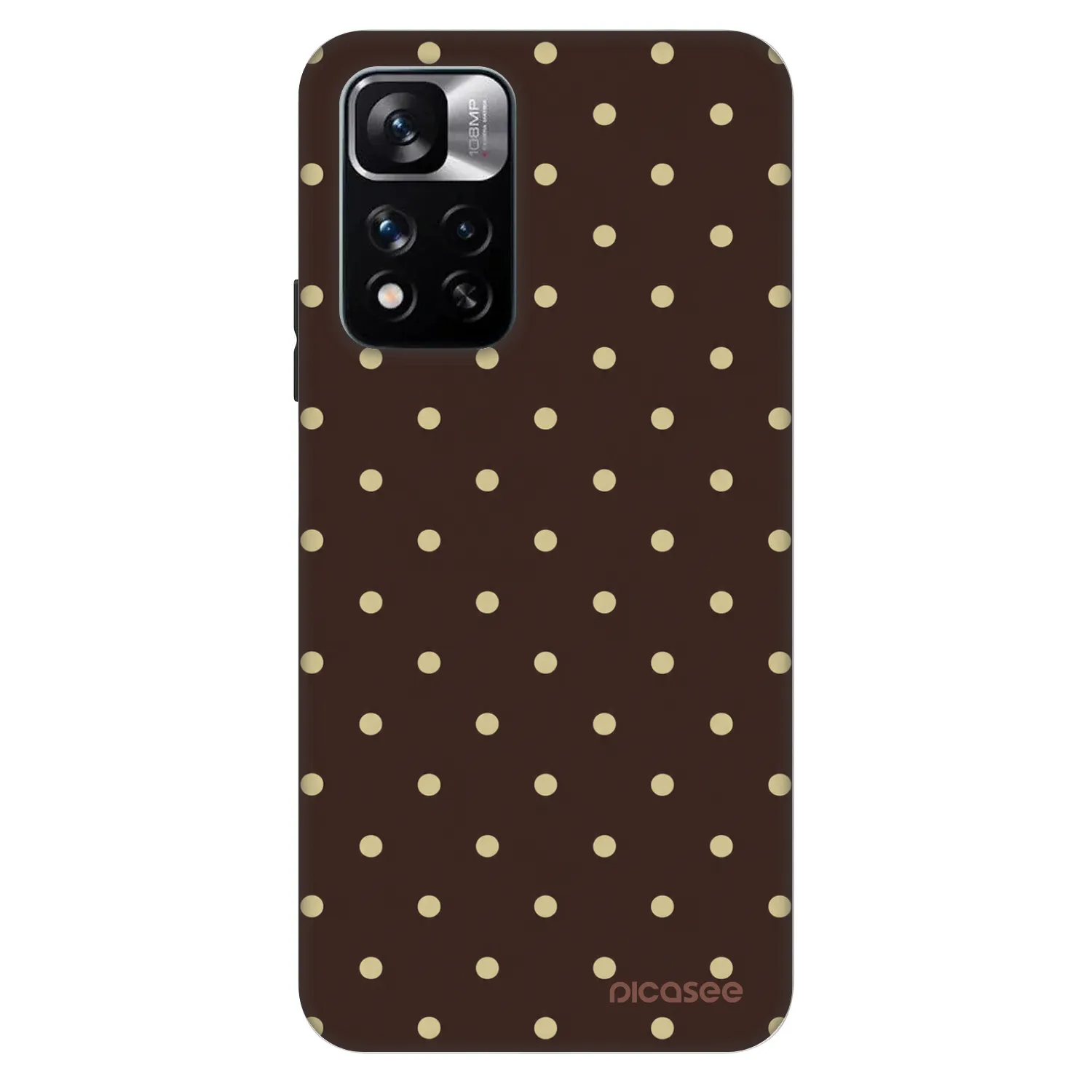 Picasee Fashion Case για Xiaomi Redmi Note 11 Pro 5G - Vanilla Dots & Chocolate