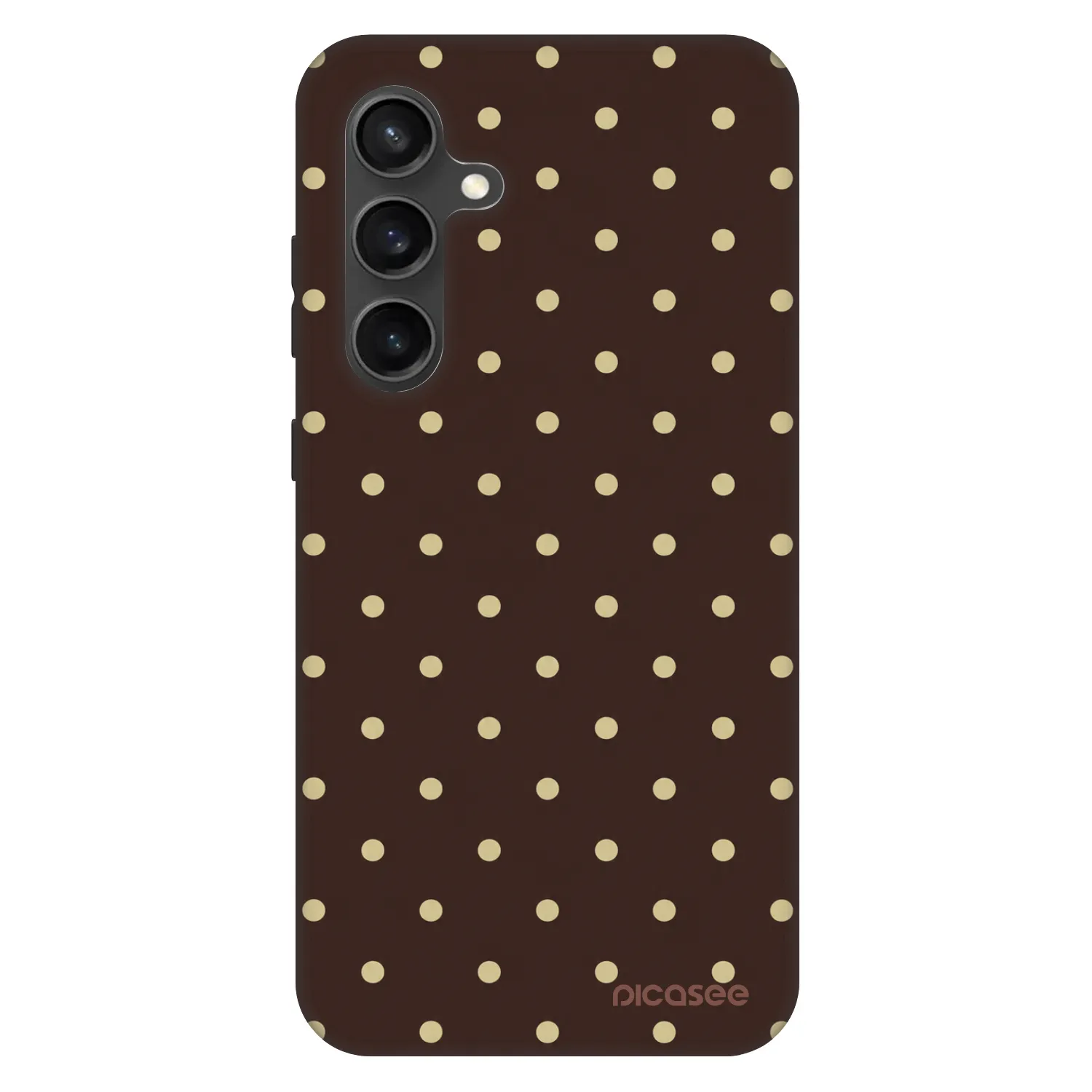Picasee Fashion Case για Samsung Galaxy S24 FE S721B - Vanilla Dots & Chocolate