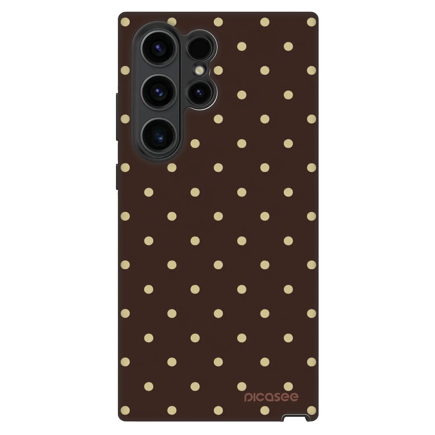 Picasee Fashion Case για Samsung Galaxy S22 Ultra 5G - Vanilla Dots & Chocolate