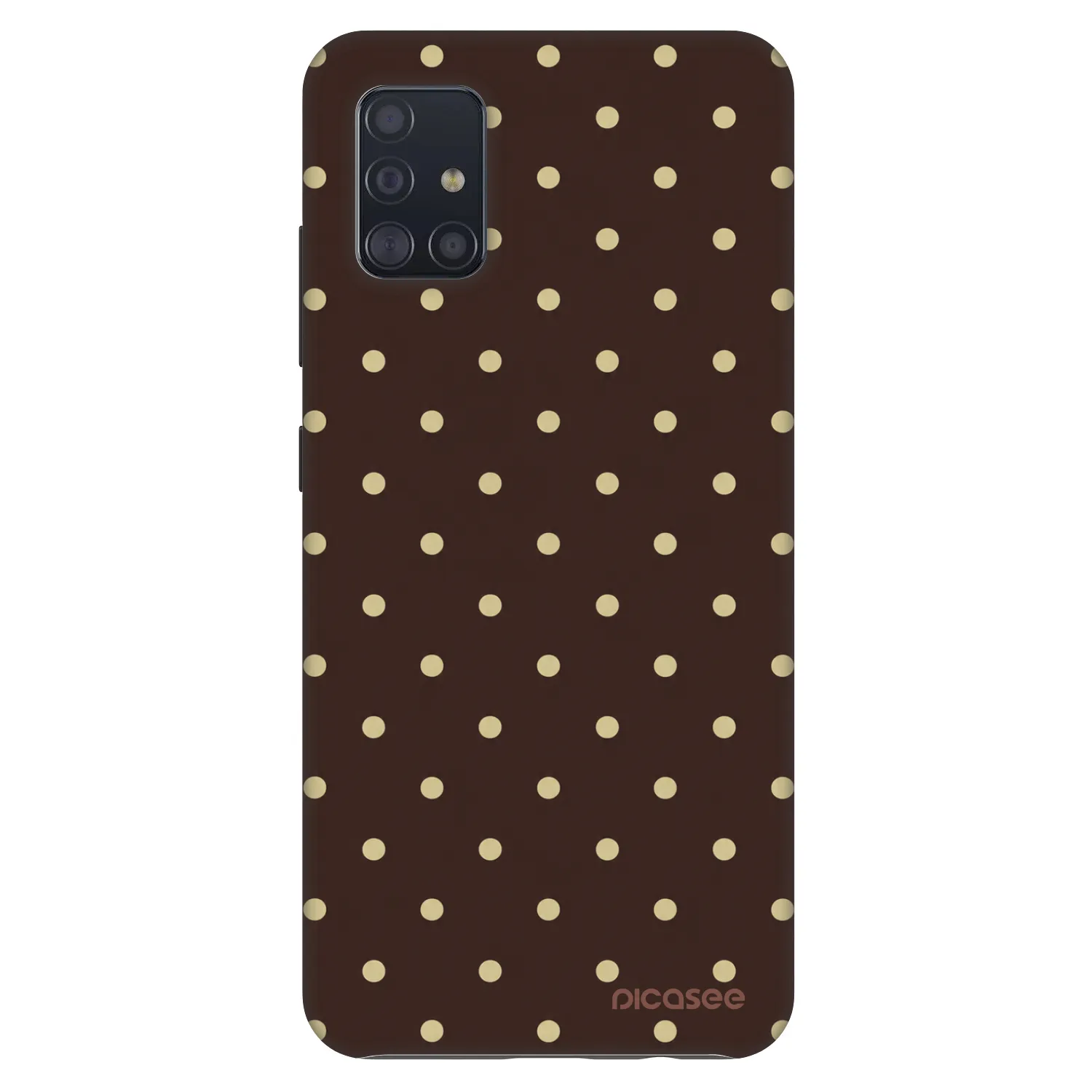 Picasee Fashion Case για Samsung Galaxy A51 A515F - Vanilla Dots & Chocolate