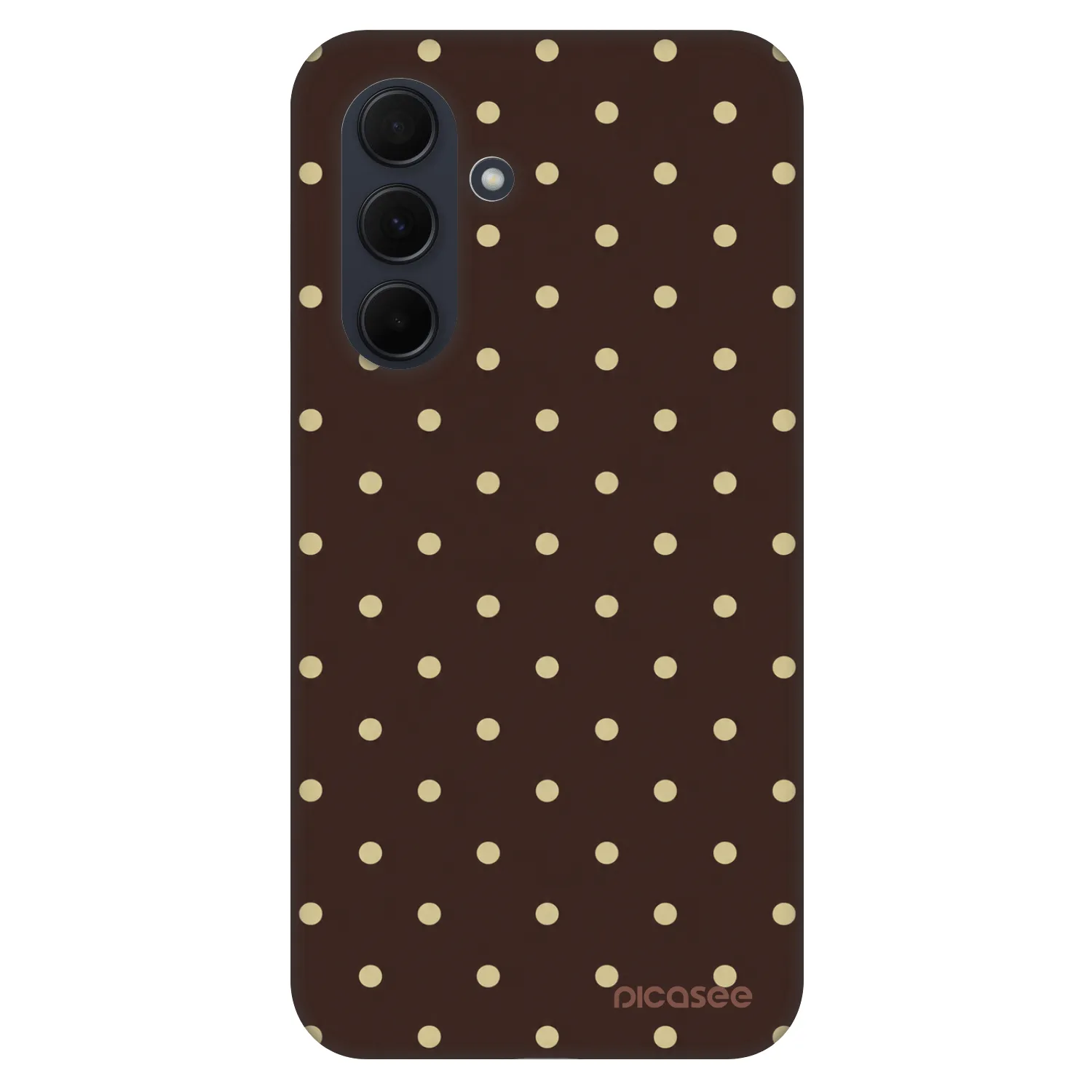 Picasee Fashion Case για Samsung Galaxy A35 5G A356B - Vanilla Dots & Chocolate