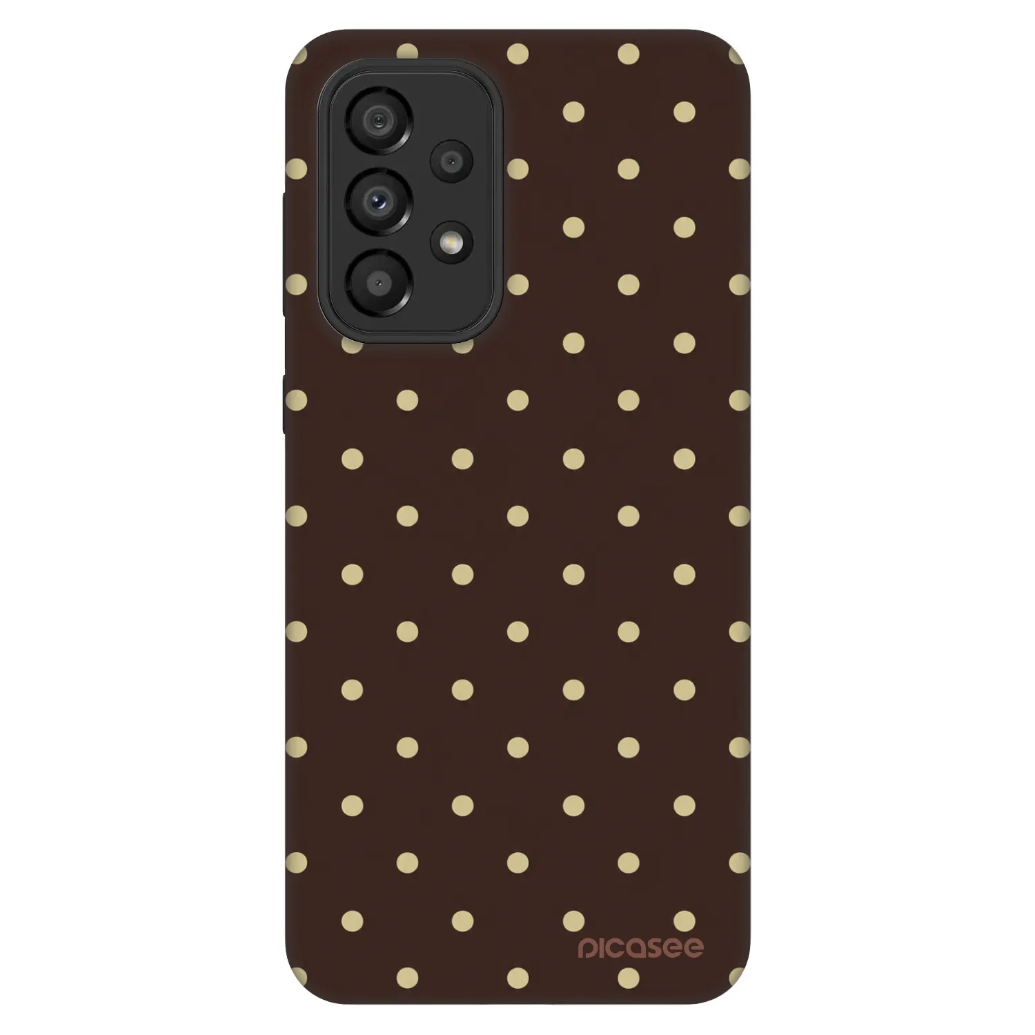 Picasee Fashion Case για Samsung Galaxy A33 5G A336 - Vanilla Dots & Chocolate