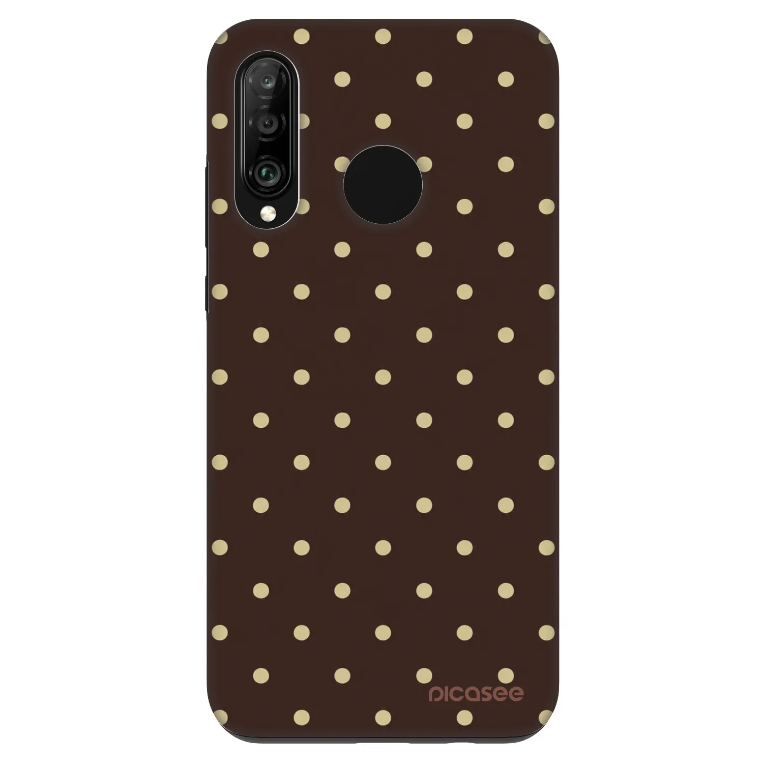 Picasee Fashion Case για Huawei P30 Lite - Vanilla Dots & Chocolate