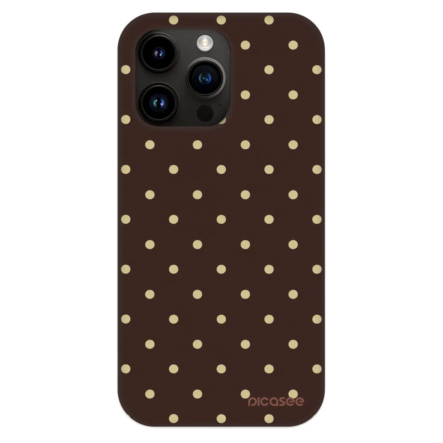 Picasee Fashion Case MagSafe για Apple iPhone 13 Pro - Vanilla Dots & Chocolate