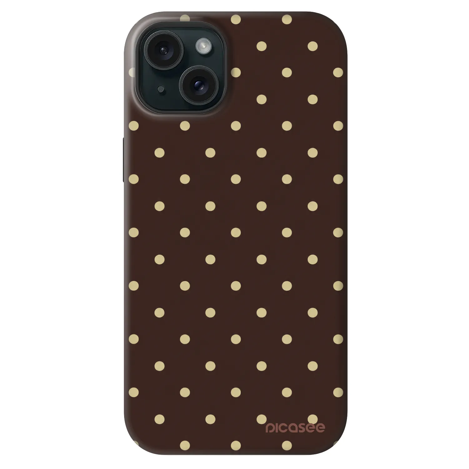 Picasee Fashion Case MagSafe για Apple iPhone 14 Plus - Vanilla Dots & Chocolate