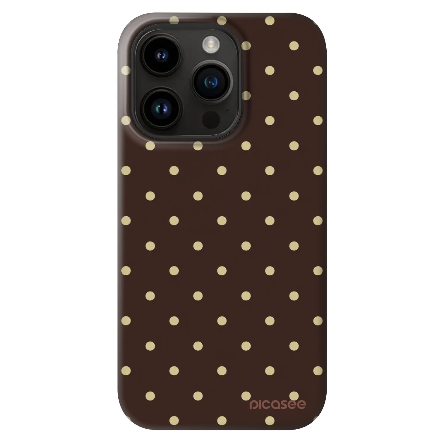 Picasee Fashion Case MagSafe για Apple iPhone 14 Pro - Vanilla Dots & Chocolate