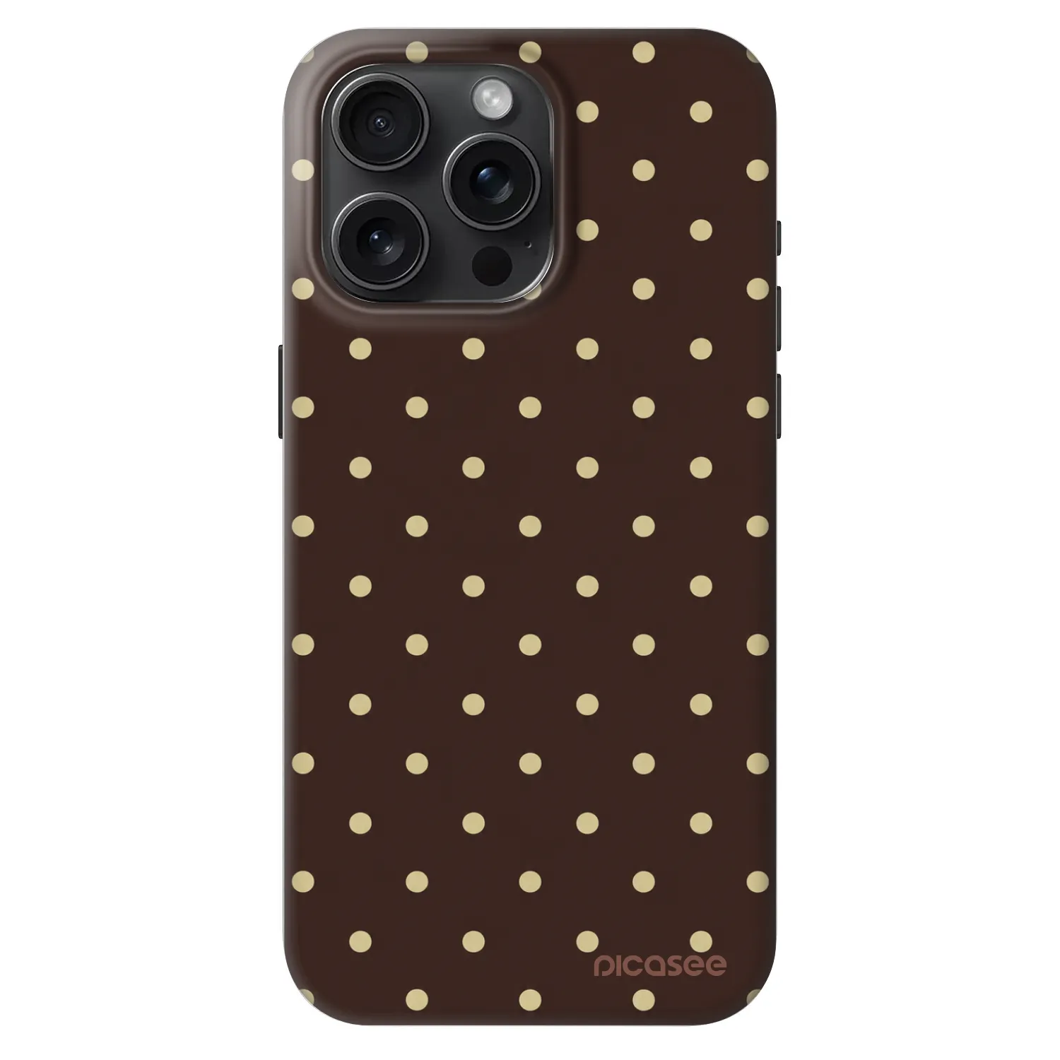 Picasee Fashion Case MagSafe για Apple iPhone 15 Pro Max - Vanilla Dots & Chocolate