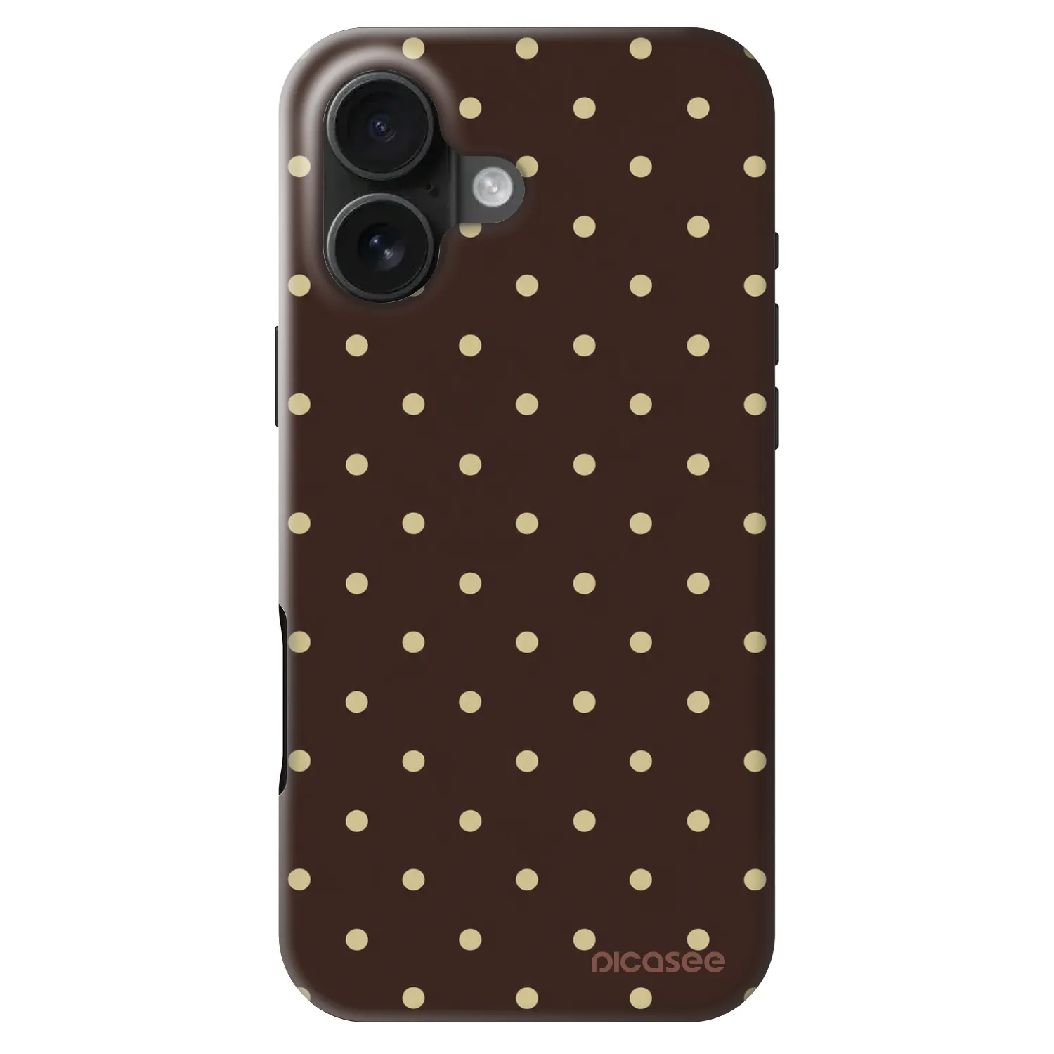 Picasee Fashion Case MagSafe για Apple iPhone 16 - Vanilla Dots & Chocolate