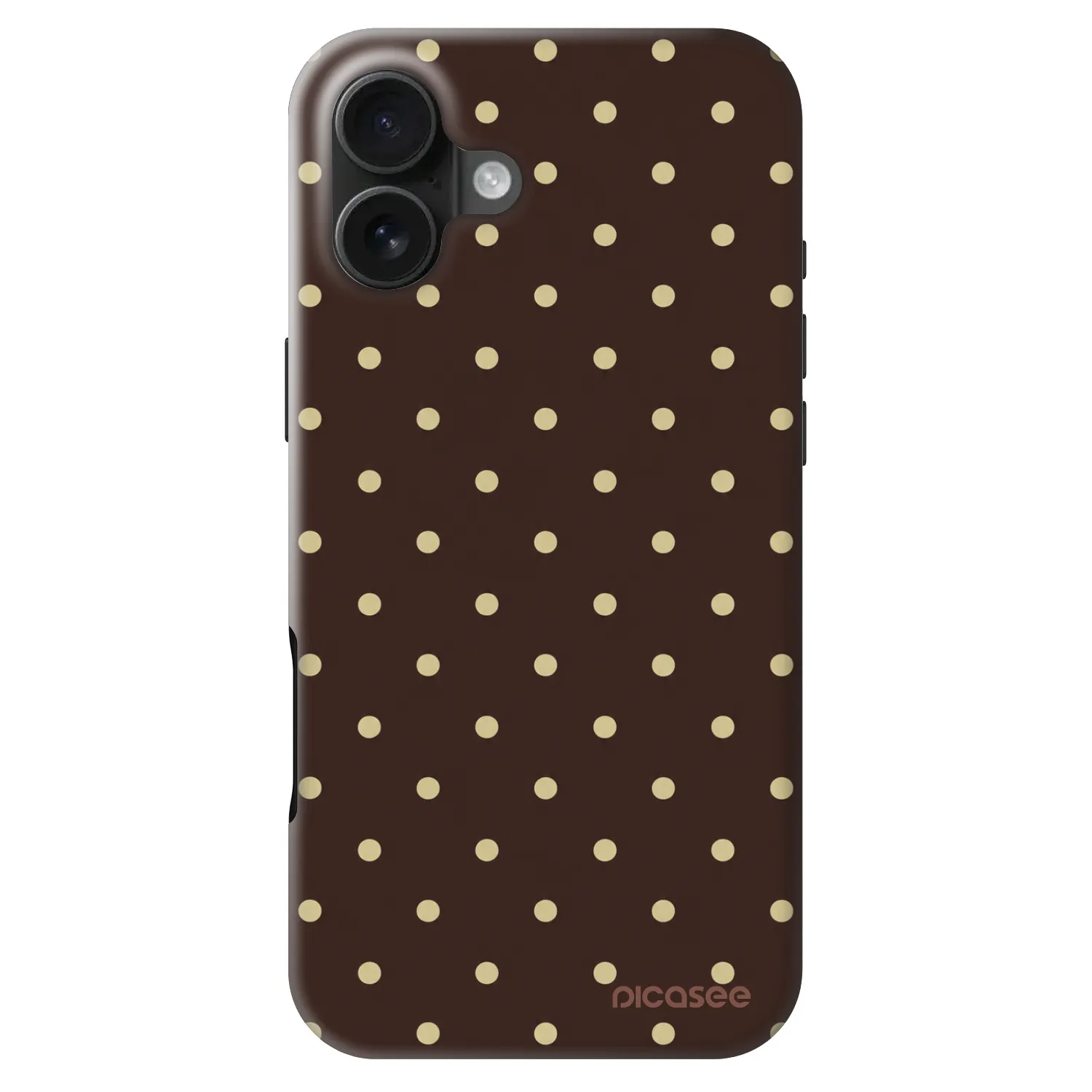 Picasee Fashion Case MagSafe για Apple iPhone 16 Plus - Vanilla Dots & Chocolate