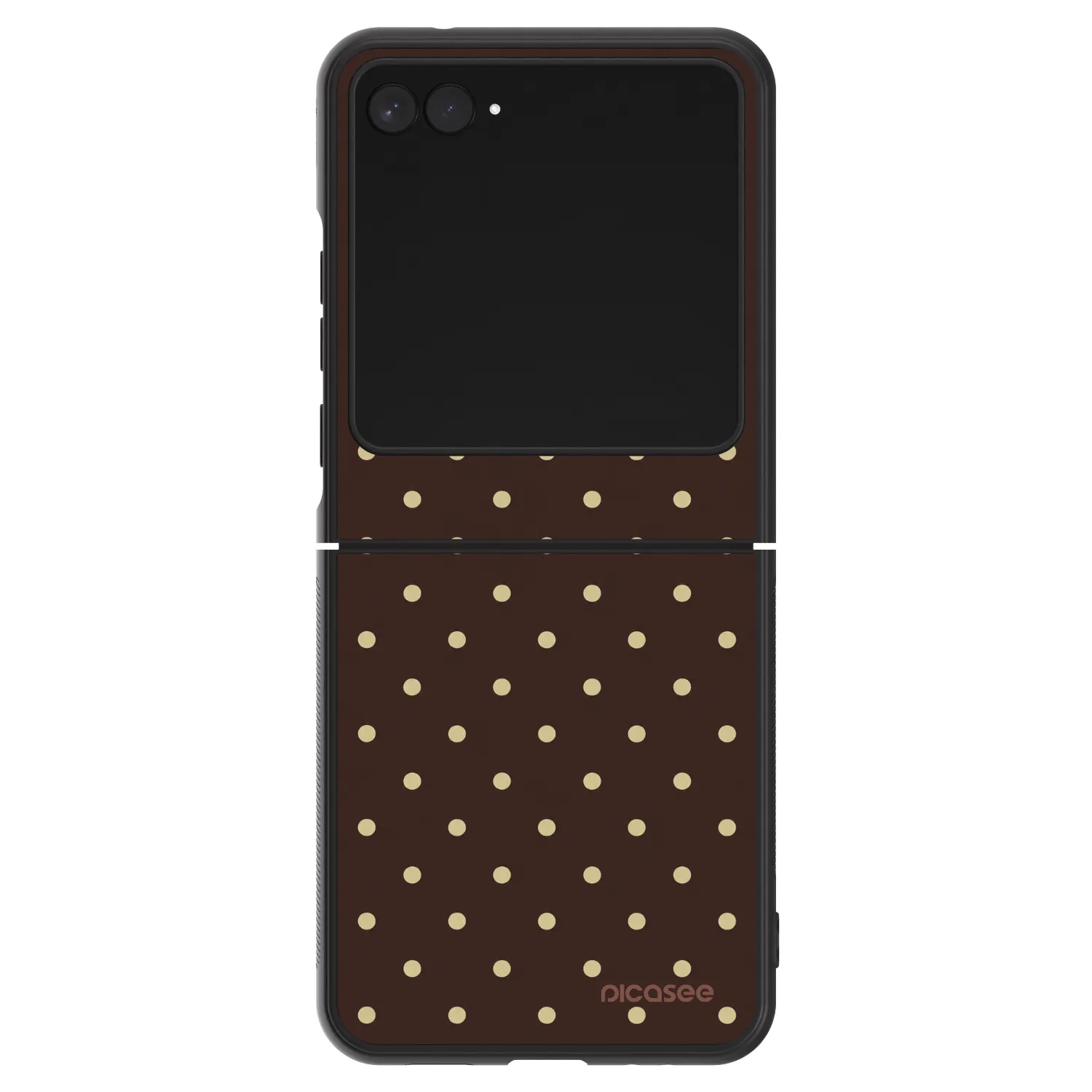 Picasee ULTIMATE CASE για Motorola Razr 60 - Vanilla Dots & Chocolate