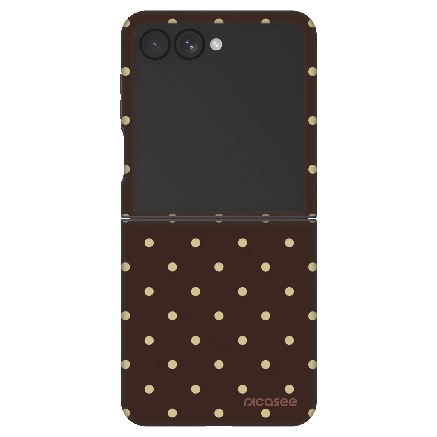 Picasee Fashion Case για Samsung Galaxy Z Flip7 5G - Vanilla Dots & Chocolate