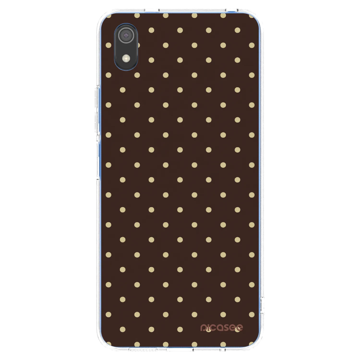 Picasee διαφανής θήκη σιλικόνης Xiaomi Redmi 7A - Vanilla Dots & Chocolate