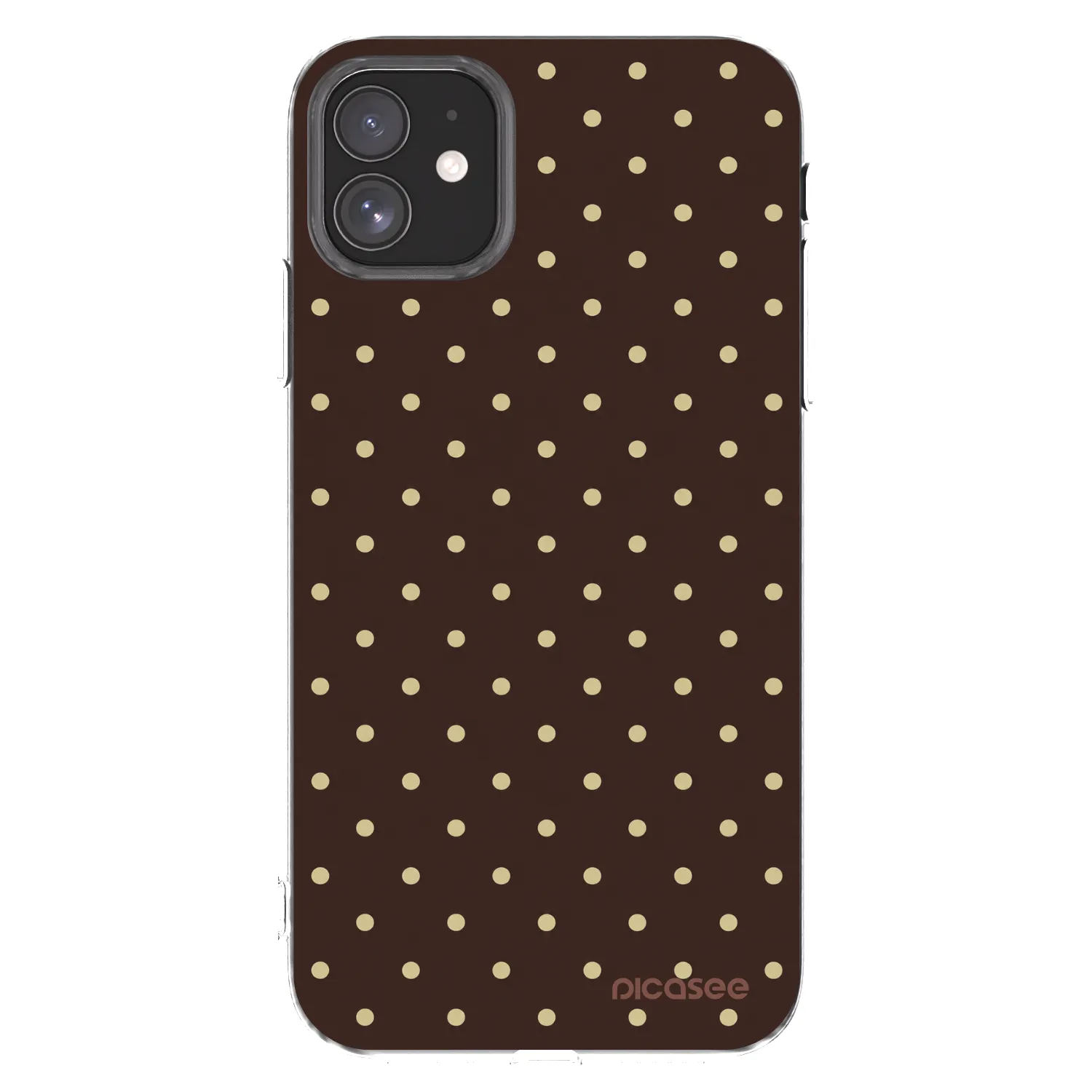 Picasee διαφανής θήκη σιλικόνης Apple iPhone 11 - Vanilla Dots & Chocolate
