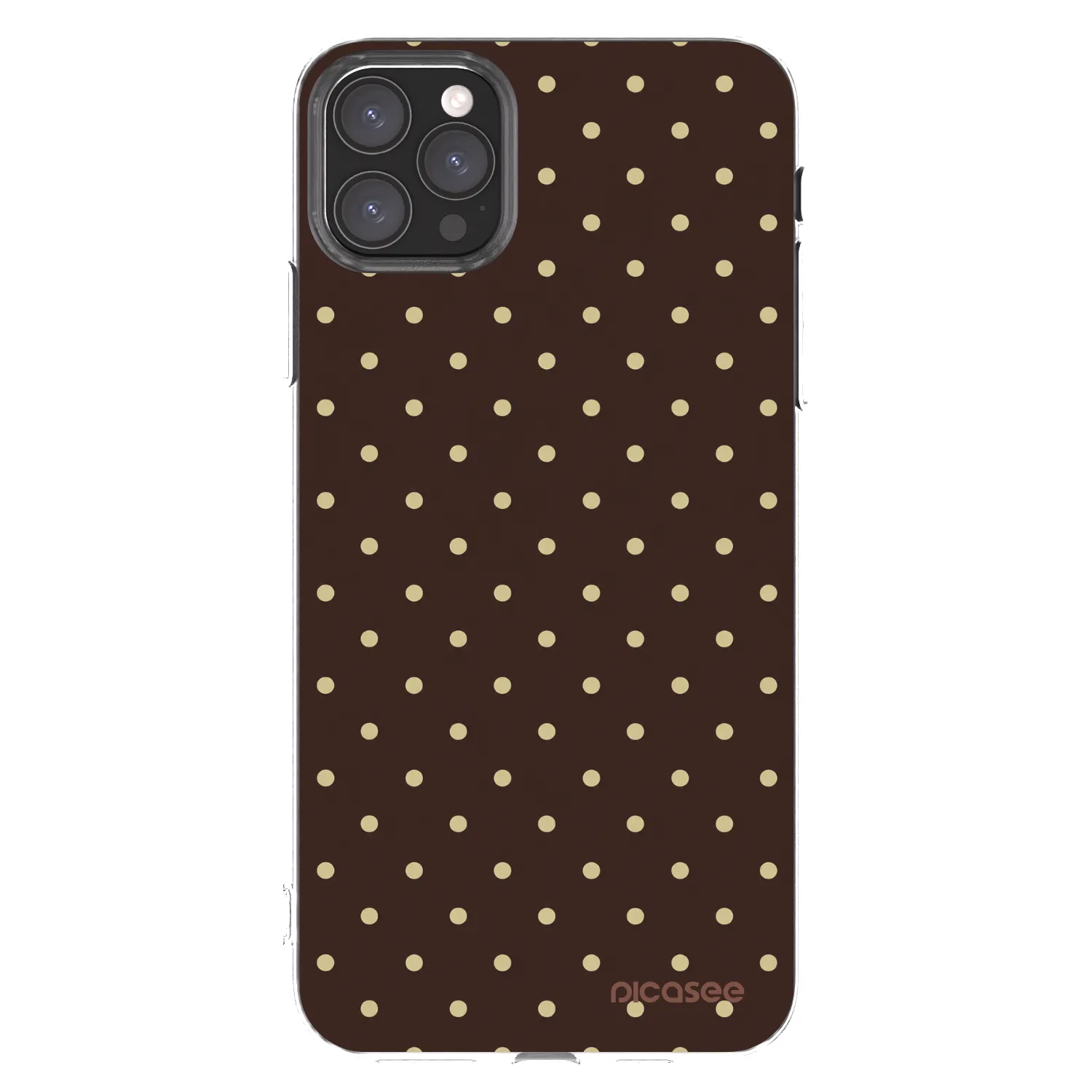 Picasee διαφανής θήκη σιλικόνης Apple iPhone 11 Pro Max - Vanilla Dots & Chocolate