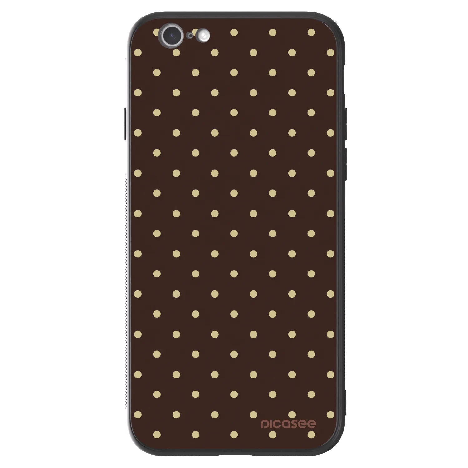 Picasee ULTIMATE CASE για Apple iPhone 6/6S - Vanilla Dots & Chocolate