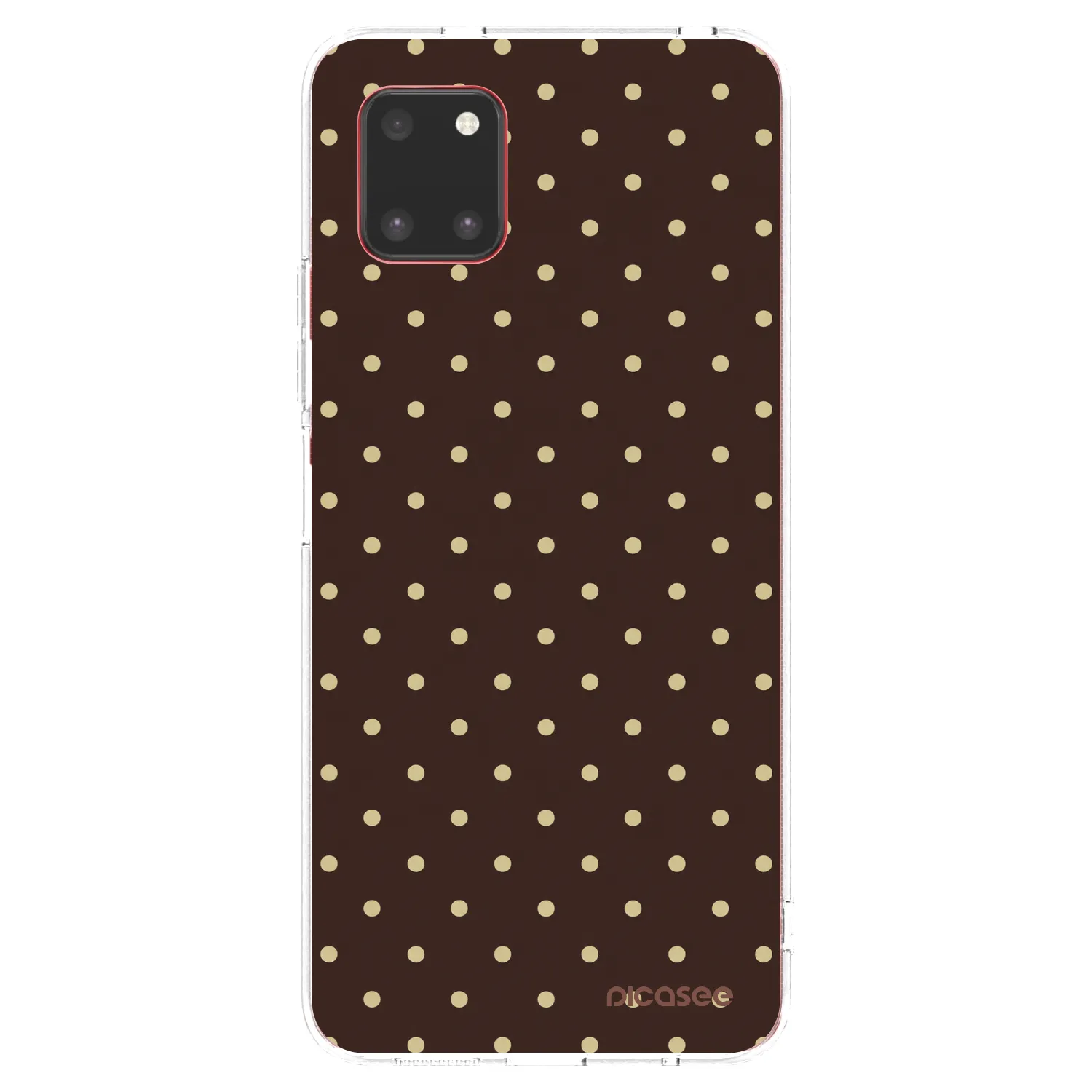 Picasee διαφανής θήκη σιλικόνης Samsung Galaxy Note 10 Lite N770F - Vanilla Dots & Chocolate