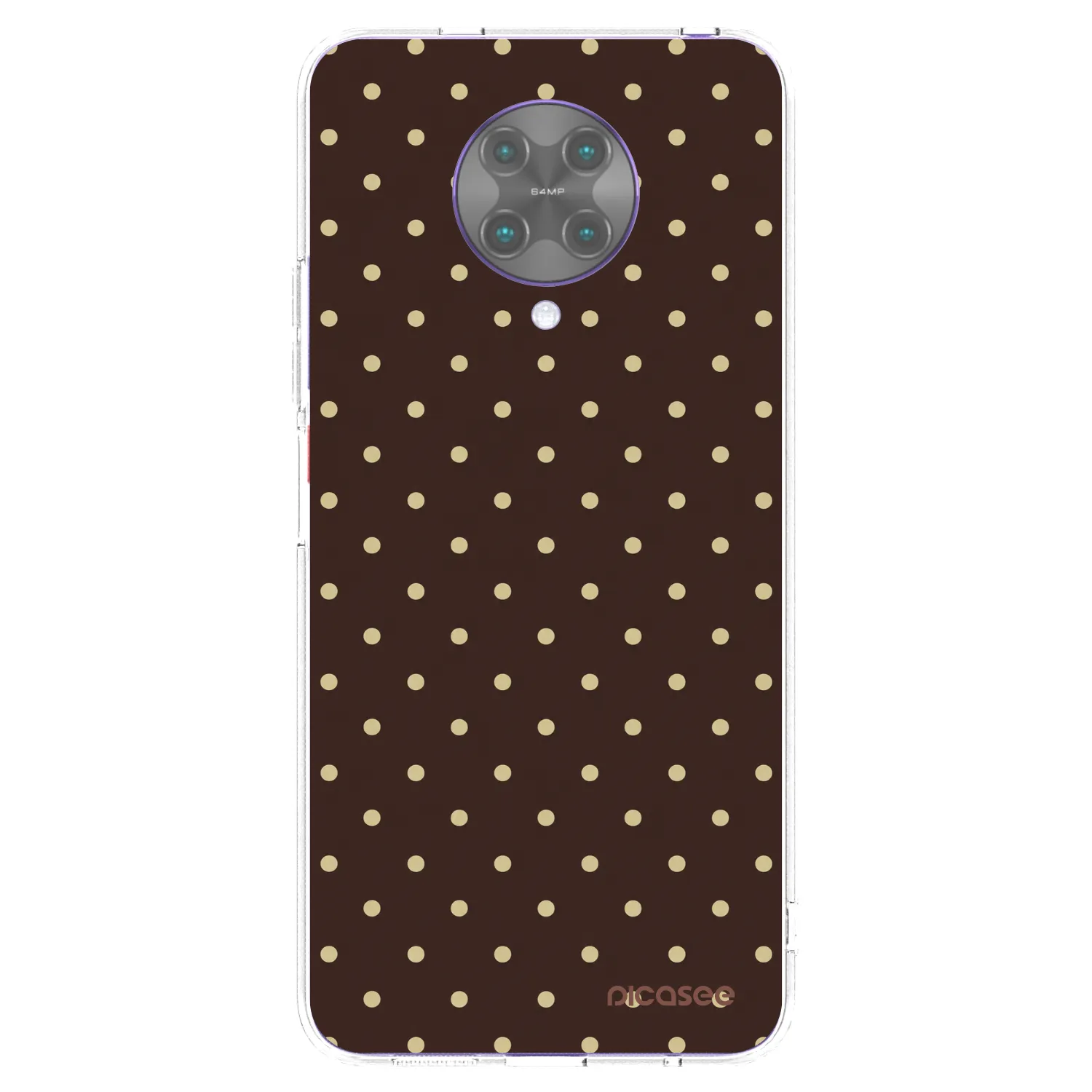 Picasee διαφανής θήκη σιλικόνης Xiaomi Poco F2 Pro - Vanilla Dots & Chocolate