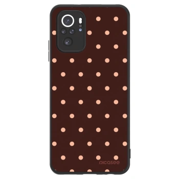 Θήκη για Xiaomi Redmi Note 10S - Peach Dots & Chocolate