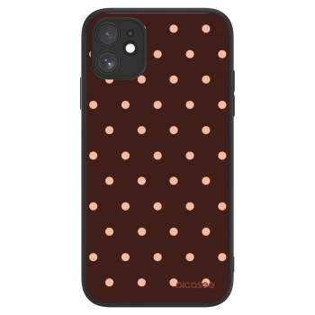 ULTIMATE CASE MagSafe pro Apple iPhone 11 - Peach Dots & Chocolate