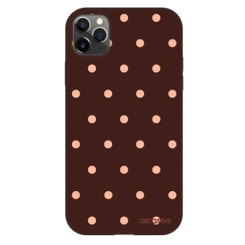 Θήκη για Apple iPhone 11 Pro Max - Peach Dots & Chocolate