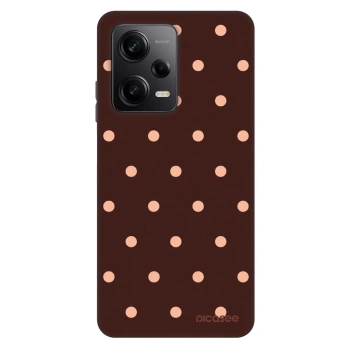Θήκη για Xiaomi Redmi Note 12 Pro+ 5G - Peach Dots & Chocolate