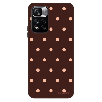 Θήκη για Xiaomi Redmi Note 11 Pro - Peach Dots & Chocolate