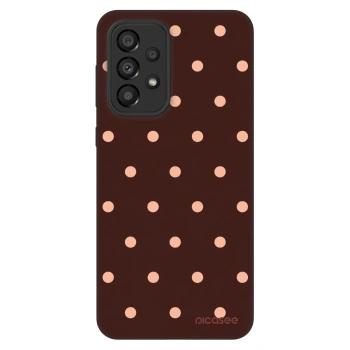 Θήκη για Samsung Galaxy A33 5G A336 - Peach Dots & Chocolate