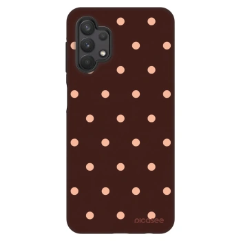 Θήκη για Samsung Galaxy A32 5G A326B - Peach Dots & Chocolate