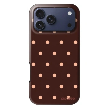 Θήκη για Apple iPhone 17 Pro Max - Peach Dots & Chocolate
