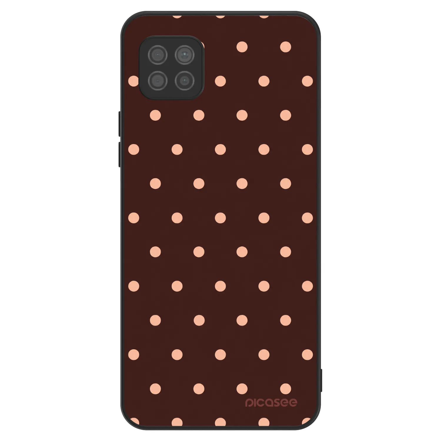 Picasee ULTIMATE CASE για Huawei P40 Lite - Peach Dots & Chocolate