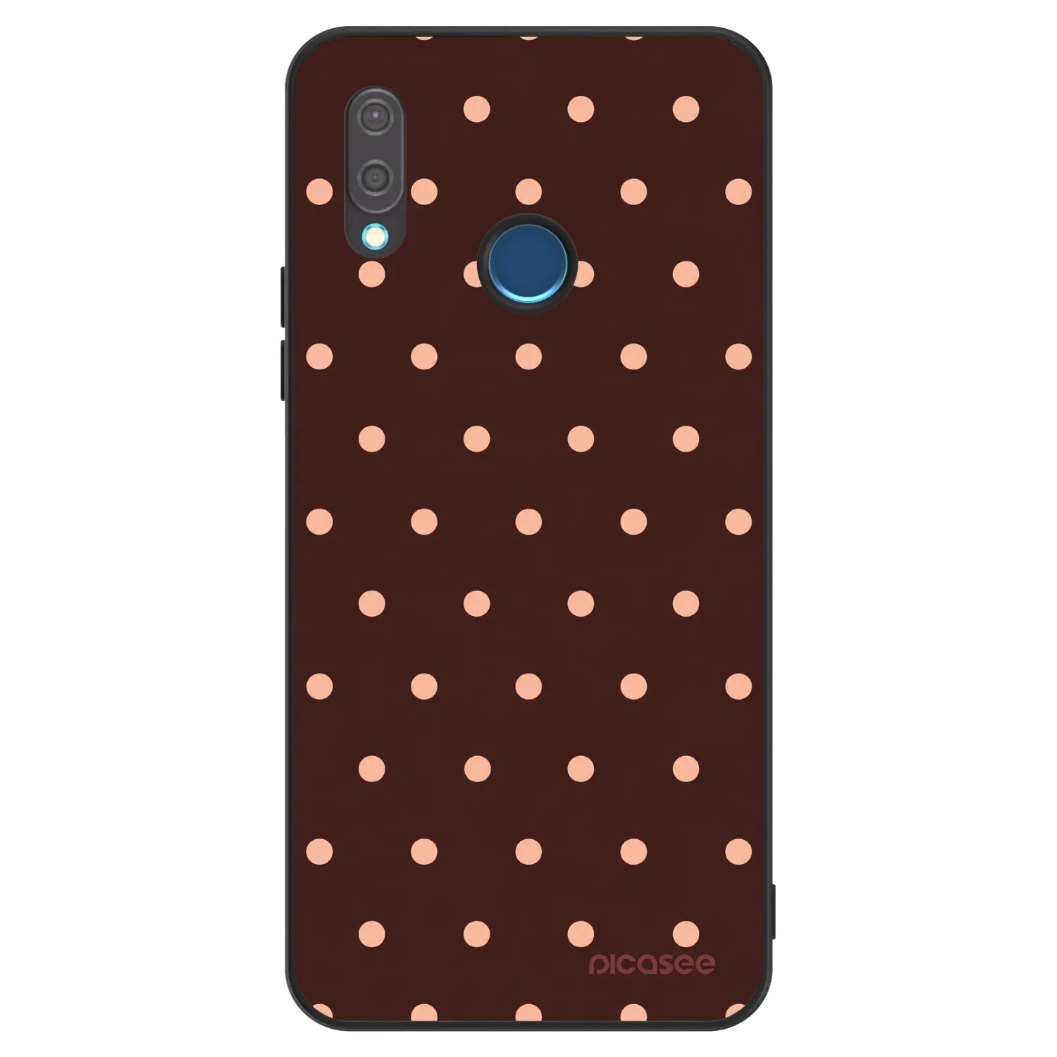 Picasee ULTIMATE CASE για Huawei P20 Lite - Peach Dots & Chocolate