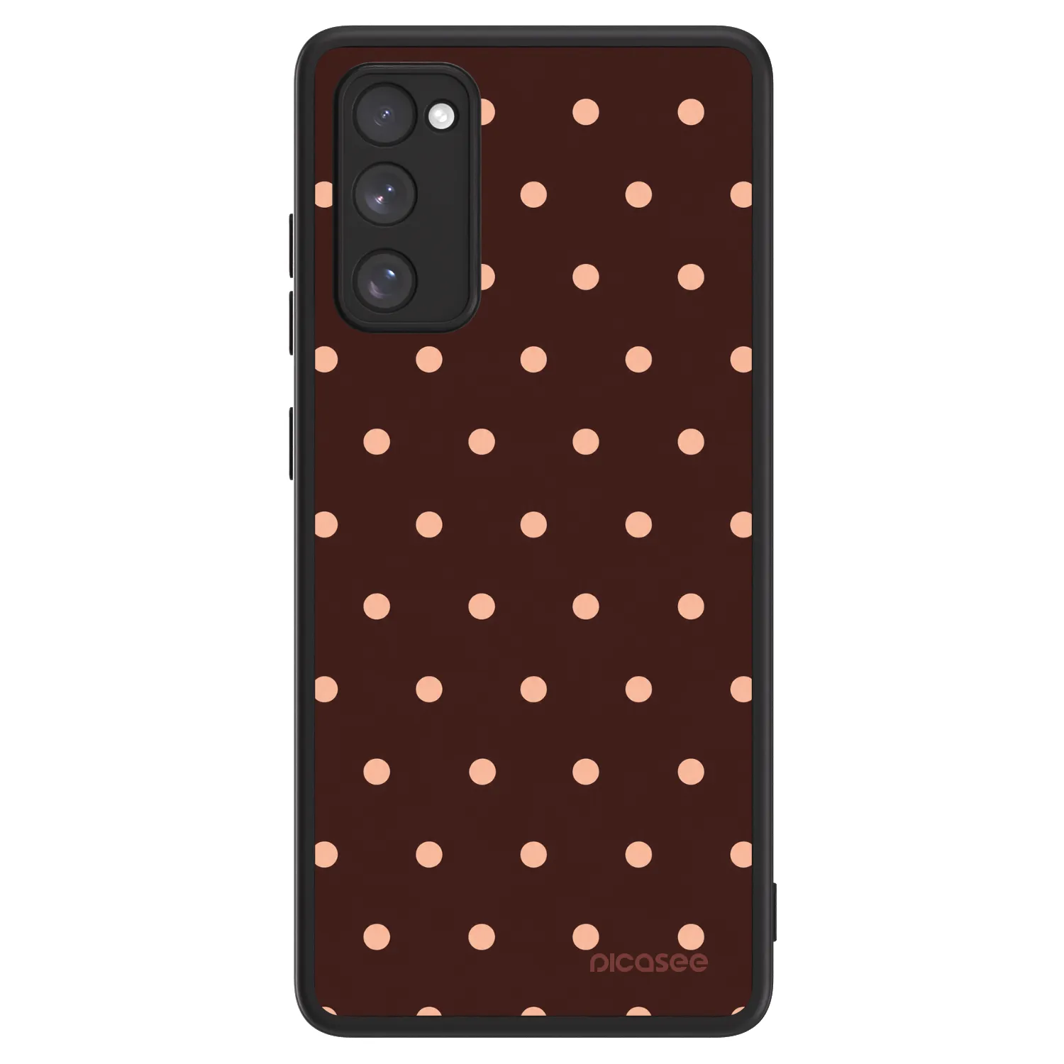 Picasee ULTIMATE CASE για Samsung Galaxy S20 FE - Peach Dots & Chocolate