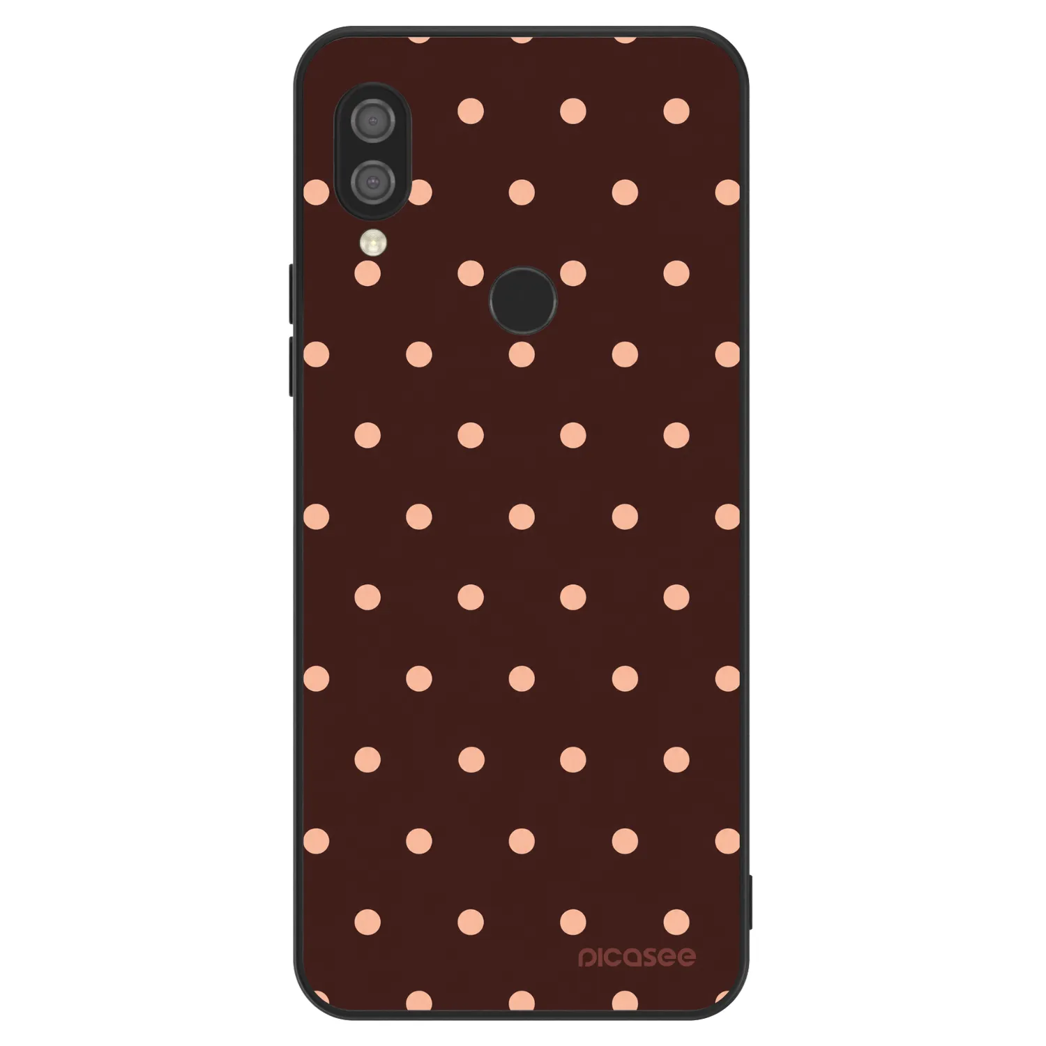 Picasee ULTIMATE CASE για Xiaomi Redmi 7 - Peach Dots & Chocolate