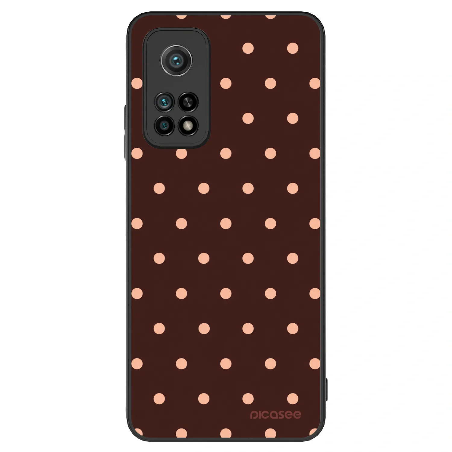 Picasee ULTIMATE CASE για Xiaomi Mi 10T Pro - Peach Dots & Chocolate
