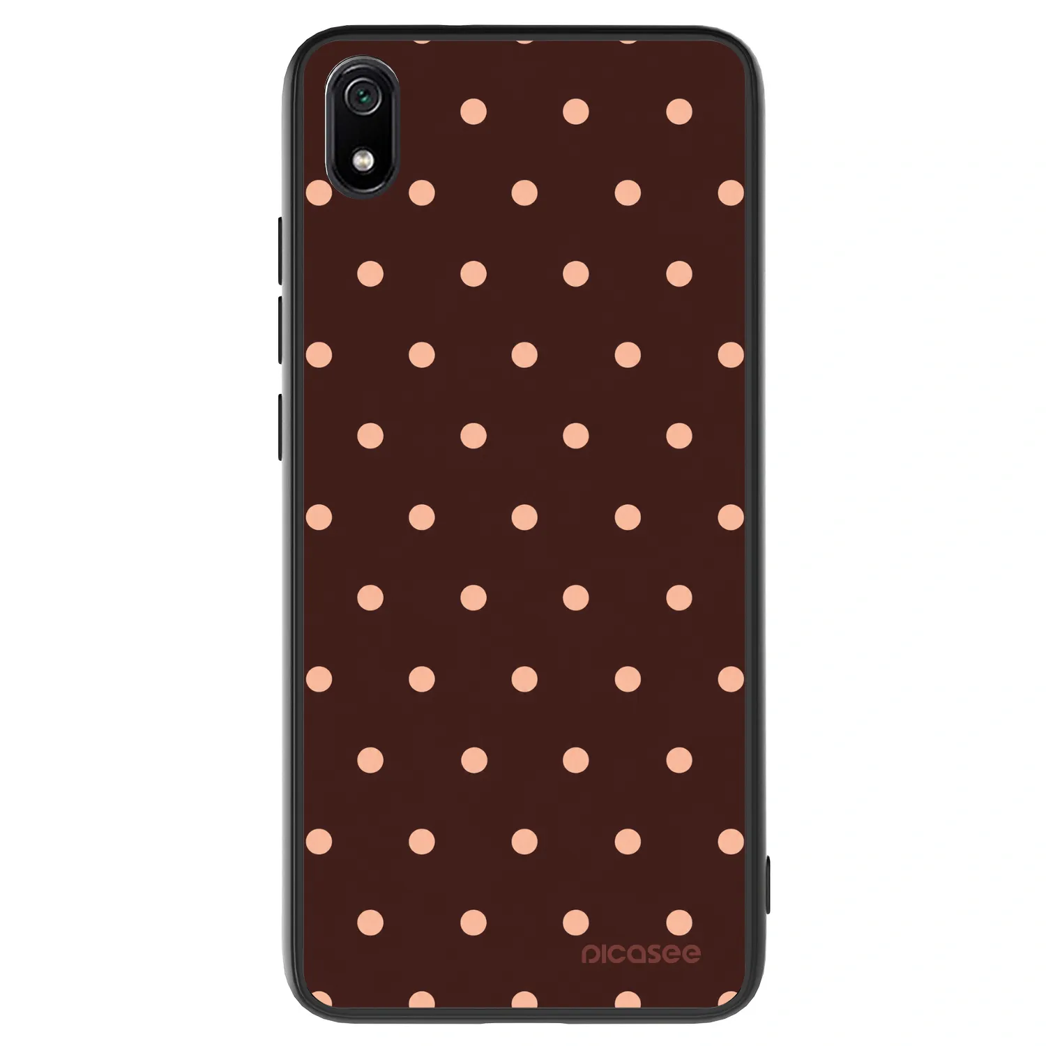 Picasee ULTIMATE CASE για Xiaomi Redmi 7A - Peach Dots & Chocolate